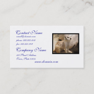 Carte De Visite Produit de personnaliser