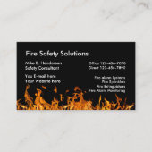 Carte De Visite Produits de sécurité incendie (Devant)