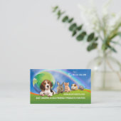 CARTE DE VISITE PRODUITS ÉCO-AMICAUX POUR ANIMAUX (Debout devant)