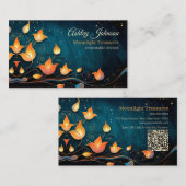 Carte De Visite Produits Élégants Faits Main Code QR (Devant / Derrière)