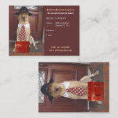 Carte De Visite Produits et services d'animal familier (Devant / Derrière)