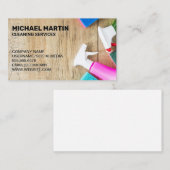 Carte De Visite Produits et services de nettoyage (Devant / Derrière)