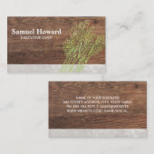 Carte De Visite Produits frais | Table de bois (Devant / Derrière)