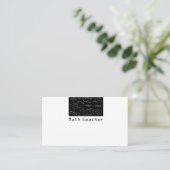 Carte De Visite Prof de maths tableau noir (Debout devant)