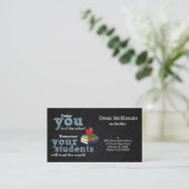 Carte De Visite Professeur (Debout devant)