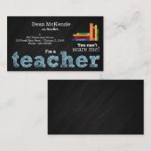 Carte De Visite Professeur (Devant / Derrière)