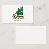 Carte De Visite Professeur agricole | AG Teacher| Légumes (Devant / Derrière)