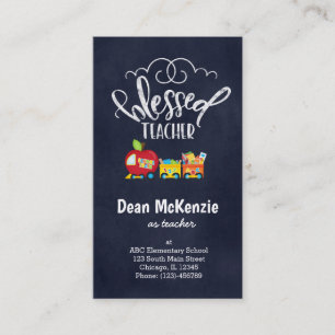 Carte De Visite Professeur béni