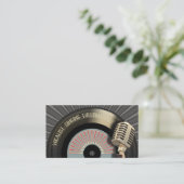 Carte De Visite Professeur chanteur de chanteur de chanteur (Debout devant)