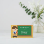 Carte De Visite Professeur * choisir la couleur arrière - plan (Debout devant)