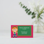 Carte De Visite Professeur * choisir la couleur arrière - plan (Debout devant)