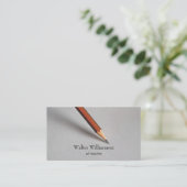 Carte De Visite Professeur D'Art, Retour À L'École, Crayon Graphiq (Debout devant)