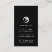 Carte De Visite Professeur de ballet Danse (Dos)
