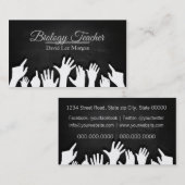 Carte De Visite Professeur de biologie (Devant / Derrière)