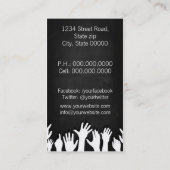 Carte De Visite Professeur de biologie (Dos)