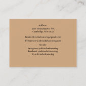 Carte De Visite Professeur de code QR Globe Livre Classe (Dos)