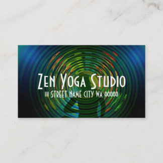 Carte De Visite Professeur de cours de studio de Yoga Pilates
