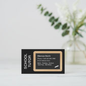 Carte De Visite Professeur de cours particuliers d'école (Debout devant)