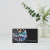 Carte De Visite Professeur de Danse Ballet Danseuse Professeure (Debout devant)