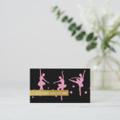 Carte De Visite Professeur de Danse Professionnel, Cours, Studio (Debout devant)