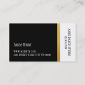 Carte De Visite Professeur de Danse Professionnel, Cours, Studio (Dos)