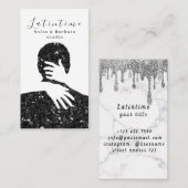 Carte de visite professeur de danse salsa dans les (Devant / Derrière)