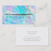 Carte De Visite professeur de flûte aux couleurs pastel (Devant / Derrière)