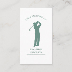 Carte De Visite Professeur de golf