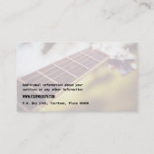 Carte De Visite Professeur de guitare (Dos)