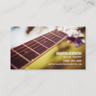 Carte De Visite Professeur de guitare