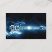 Carte De Visite Professeur de guitare électrique (Dos)