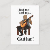 Carte De Visite Professeur de Guitare Guitariste (Devant)
