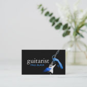 Carte De Visite Professeur de Guitare Instruments de Musique (Debout devant)