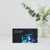 Carte De Visite Professeur de Leçons de Batterie (Debout devant)