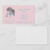 Carte De Visite Professeur de littérature anglaise freelance (Devant / Derrière)