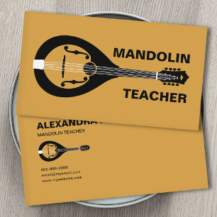 Carte De Visite Professeur de mandoline