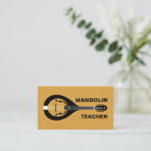 Carte De Visite Professeur de mandoline (Debout devant)
