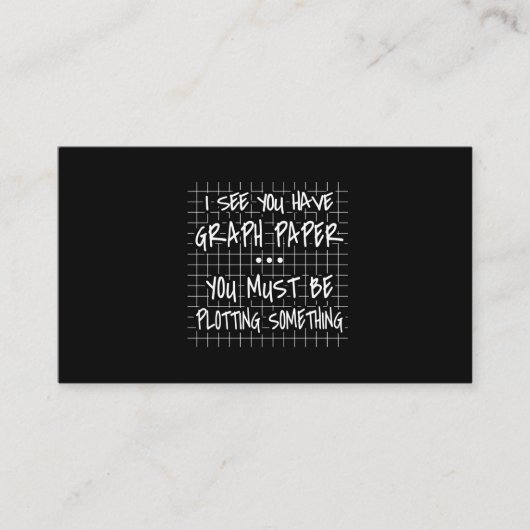 Carte De Visite Professeur De Maths, Drôle De Retour À L'École, Je (Devant)