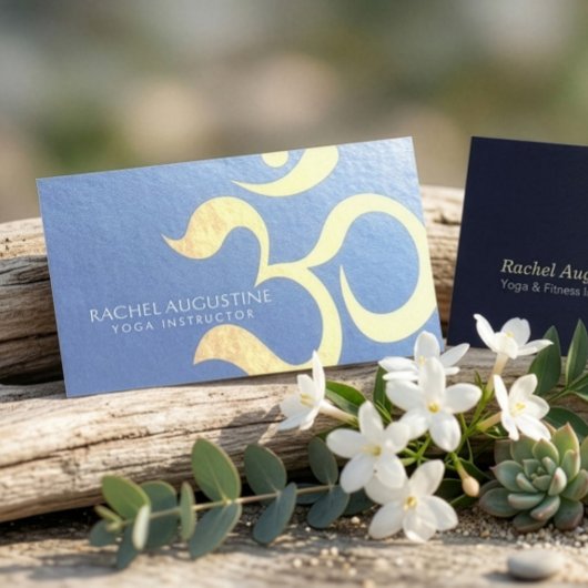Carte De Visite Professeur de méditation de studio de yoga Coach d