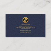 Carte De Visite Professeur de musique de flottement créatif de (Dos)