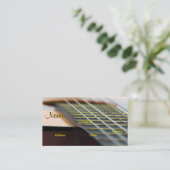 Carte De Visite Professeur de musique de guitare (Debout devant)