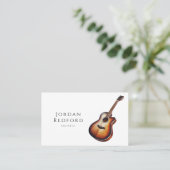Carte De Visite Professeur de musique de guitare (Debout devant)