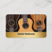 Carte De Visite Professeur de musique d'ukulélé (Devant)