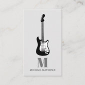 Carte De Visite Professeur de musique guitare (Devant)