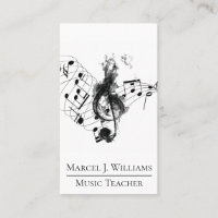 Professeur de musique noir et blanc
