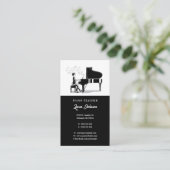Carte De Visite Professeur de musique | Pianiste (Debout devant)