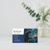 Carte De Visite Professeur de musique | Piano (Debout devant)