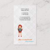 Carte De Visite Professeur de musique | Professionnel (Dos)