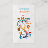 Carte De Visite Professeur de musique | Professionnel (Devant)