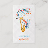 Carte De Visite Professeur de musique | Professionnel (Devant)
